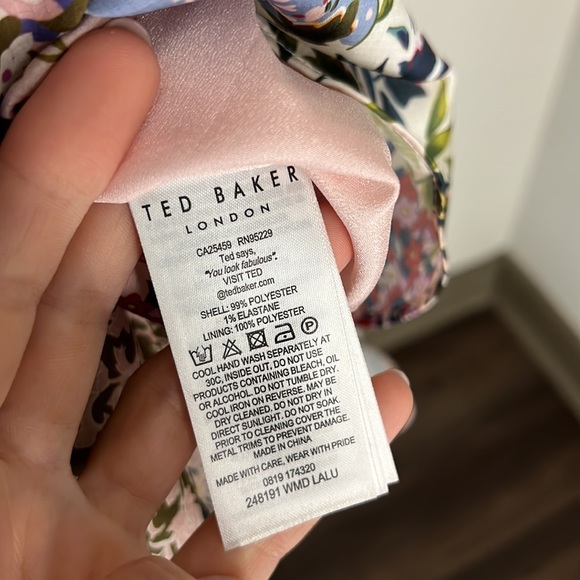 TED BAKER dress size 0, runs big - Picture 12 of 14